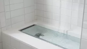 Brodzik z odpływem liniowym 120x90