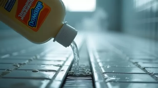 czy do odpływu liniowego można wlać domestos