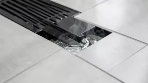 jak działa syfon w odpływie liniowym