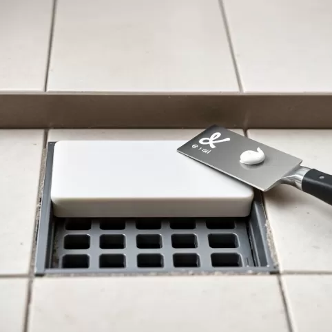 Jak wkleić płytkę w odpływ liniowy