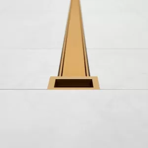 Odpływ liniowy SLIM złoty