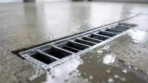 syfon do odpływu liniowego w garażu