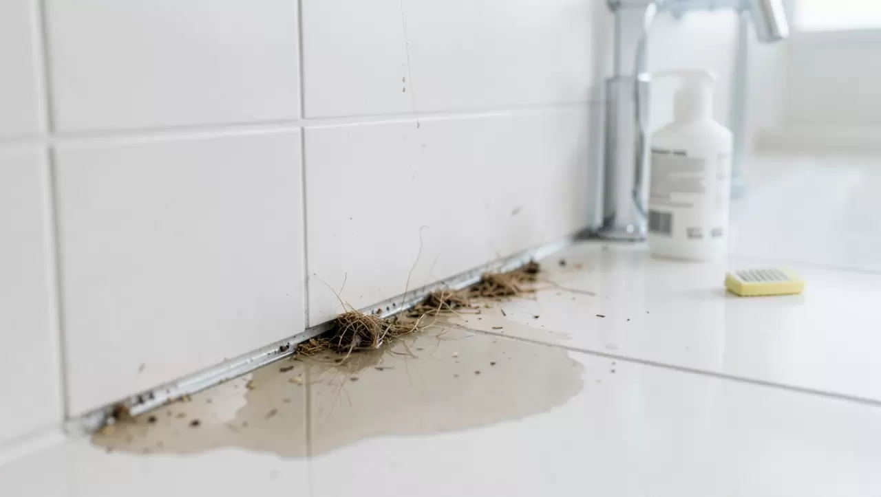 Viega odpływ liniowy ścienny czyszczenie